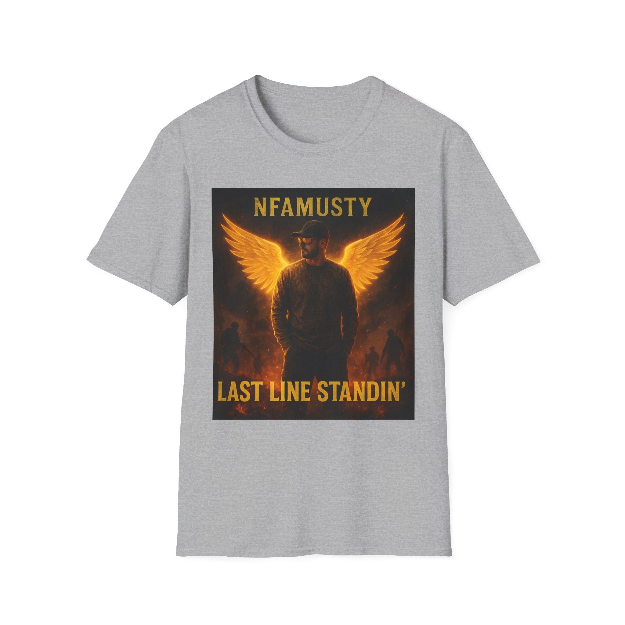 NFAMUSTY 'Last Line Standin' Graphic T-Shirt