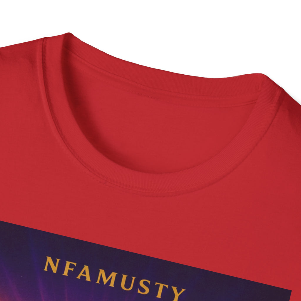 New Dawn Rising High T‑Shirt — NFAMUSTY Angel Wings Album Art Tee