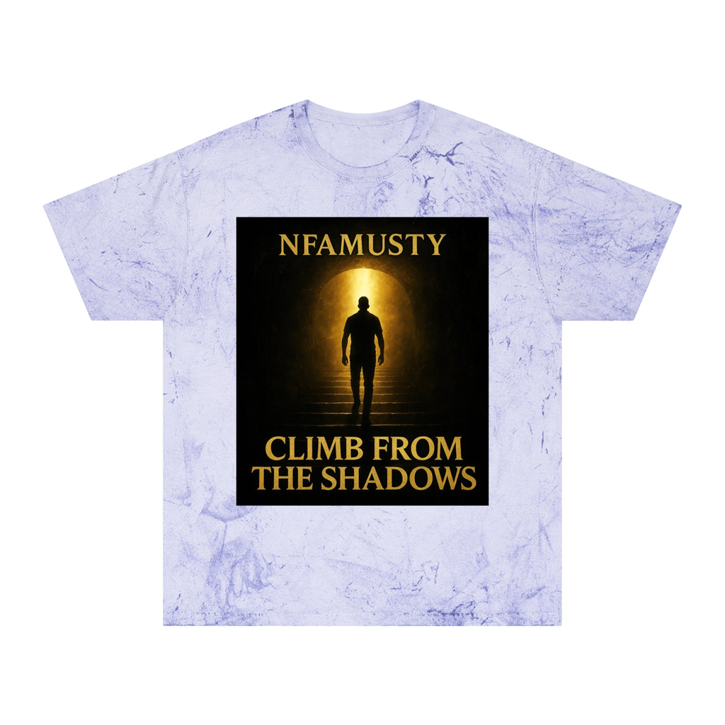 Music Artist Tee — "Climb From The Shadows" Graphic T-Shirt