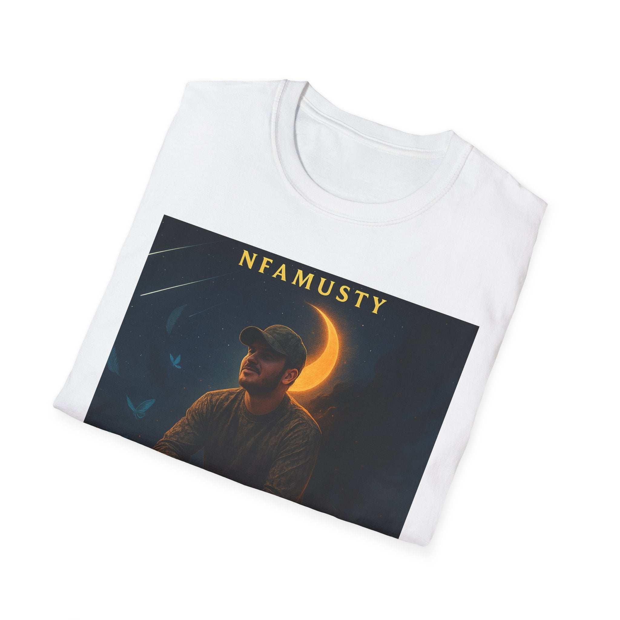 Chasing Stars and Shadows T-Shirt — Neamusty Music Cosmic Album Tee