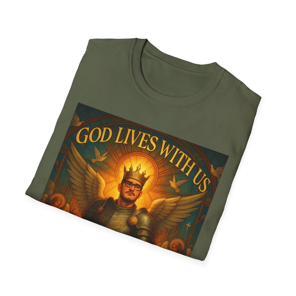 Nfamusty God Lives with us tee