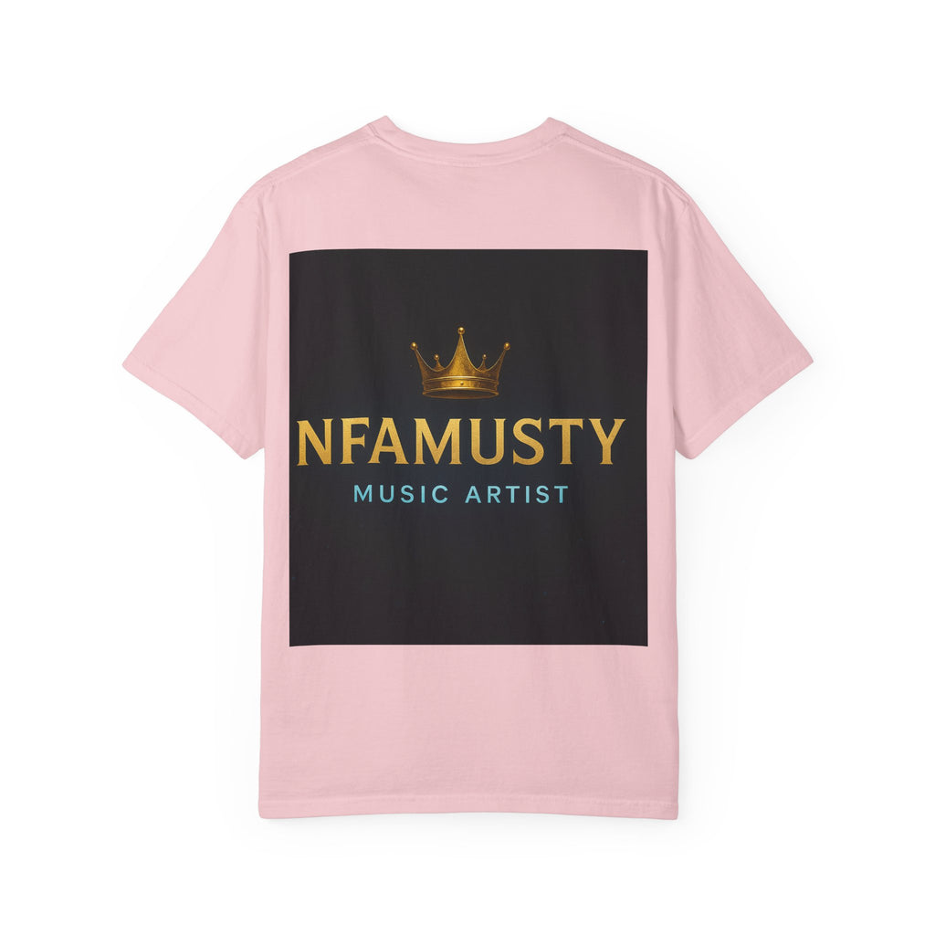 NFAMUSTY Music Artist T-Shirt — Portrait & Crown Graphic Tee