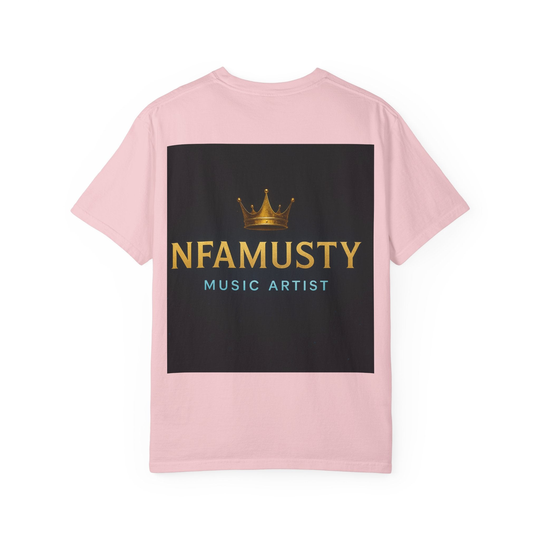 NFAMUSTY Music Artist T-Shirt — Portrait & Crown Graphic Tee