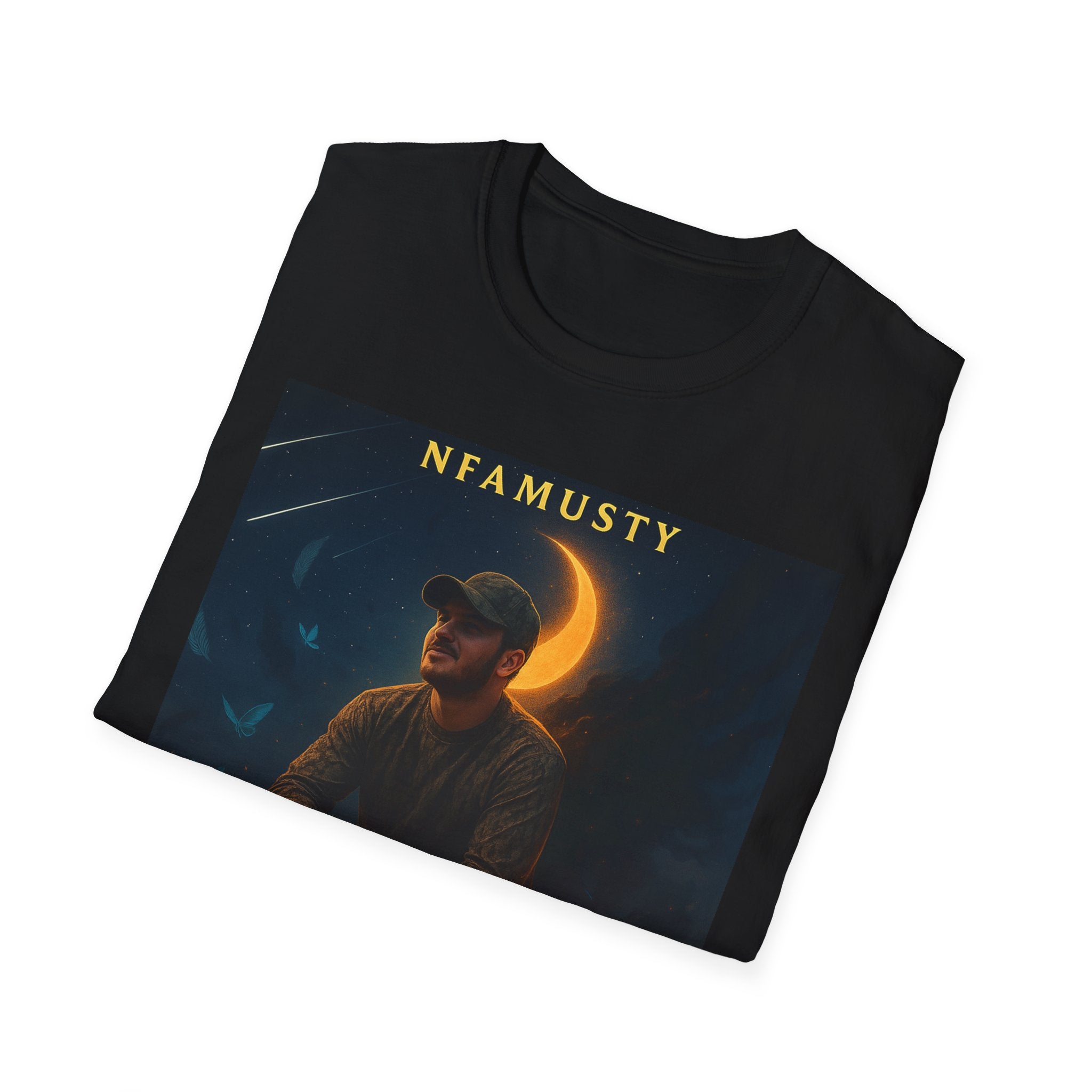 Chasing Stars and Shadows T-Shirt — Neamusty Music Cosmic Album Tee