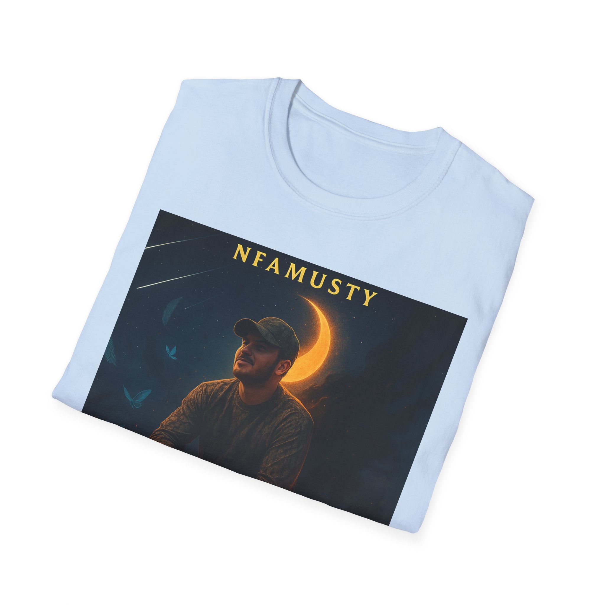 Chasing Stars and Shadows T-Shirt — Neamusty Music Cosmic Album Tee