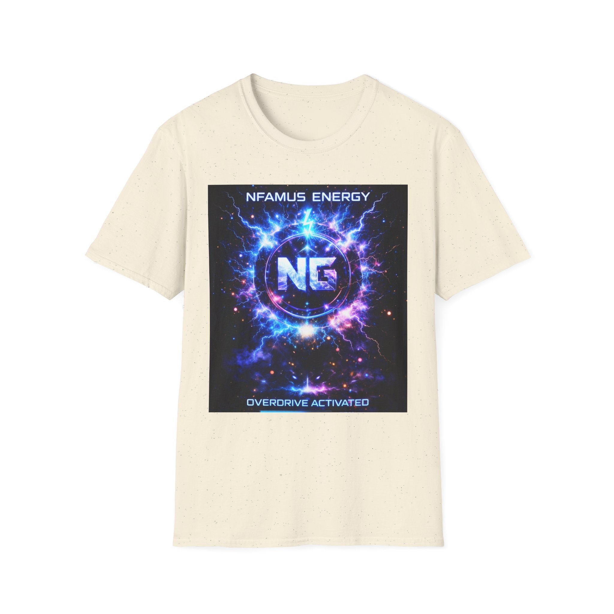 Gaming T-Shirt — "NFAMUS Energy: Overdrive Activated" Graphic Tee