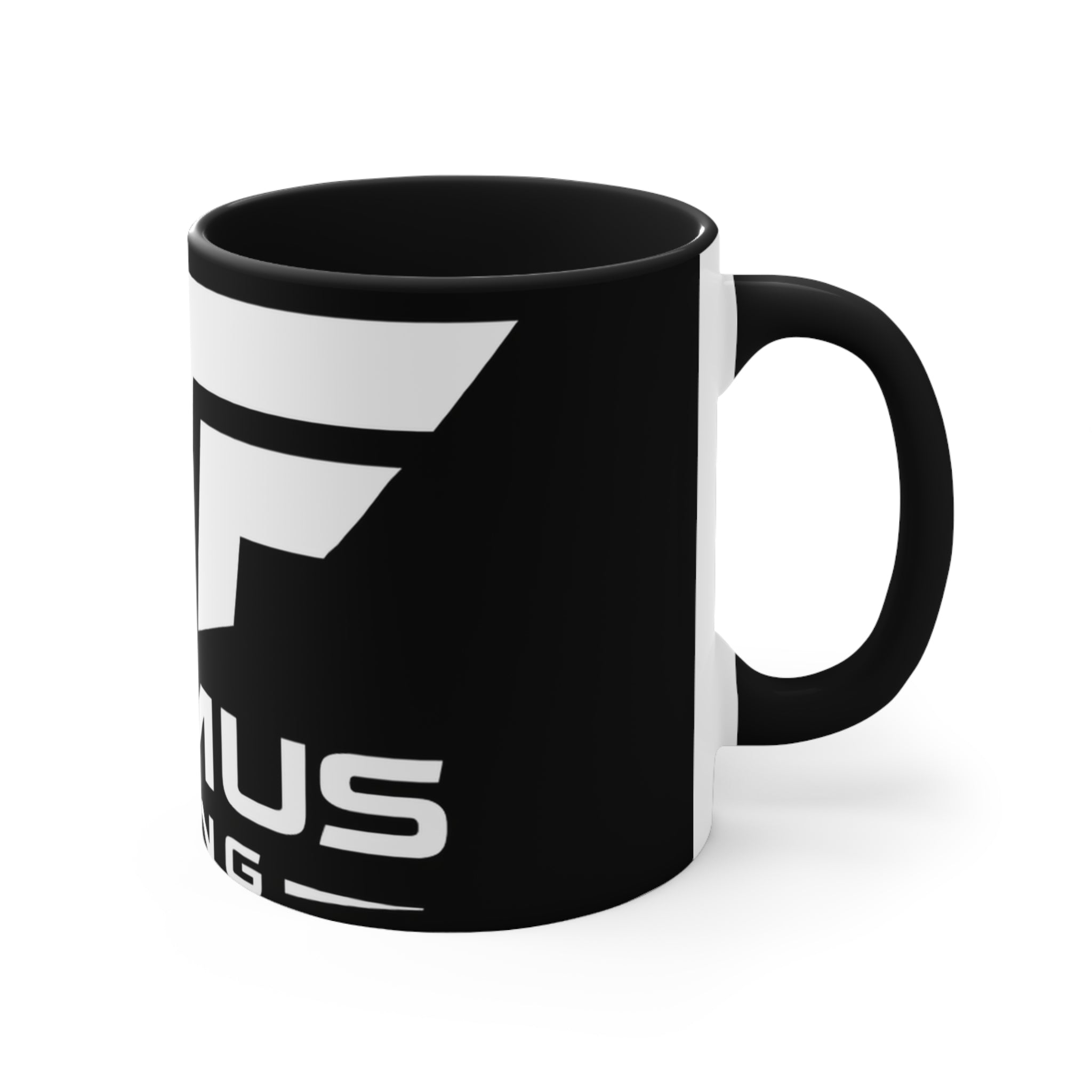 Accent Mug — NFAmusiC Gaming Logo Pink Interior & Handle