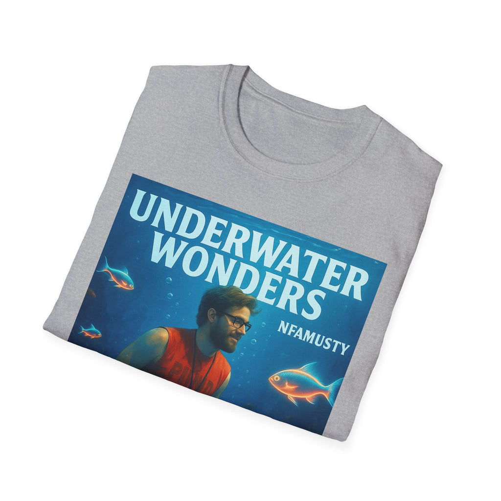 Underwater Wonders T-Shirt — 'NFAMUSTY' Retro Ocean Graphic Tee