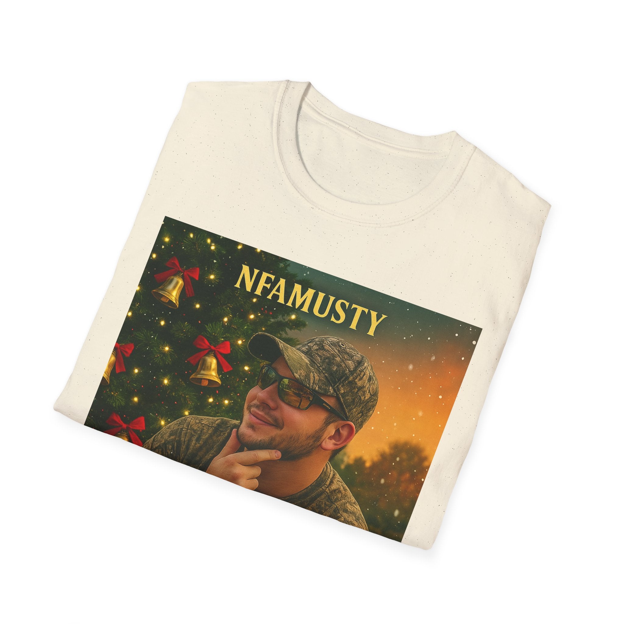 The Bells Ring On T-Shirt — NFAMUSTY Holiday Music Graphic Tee
