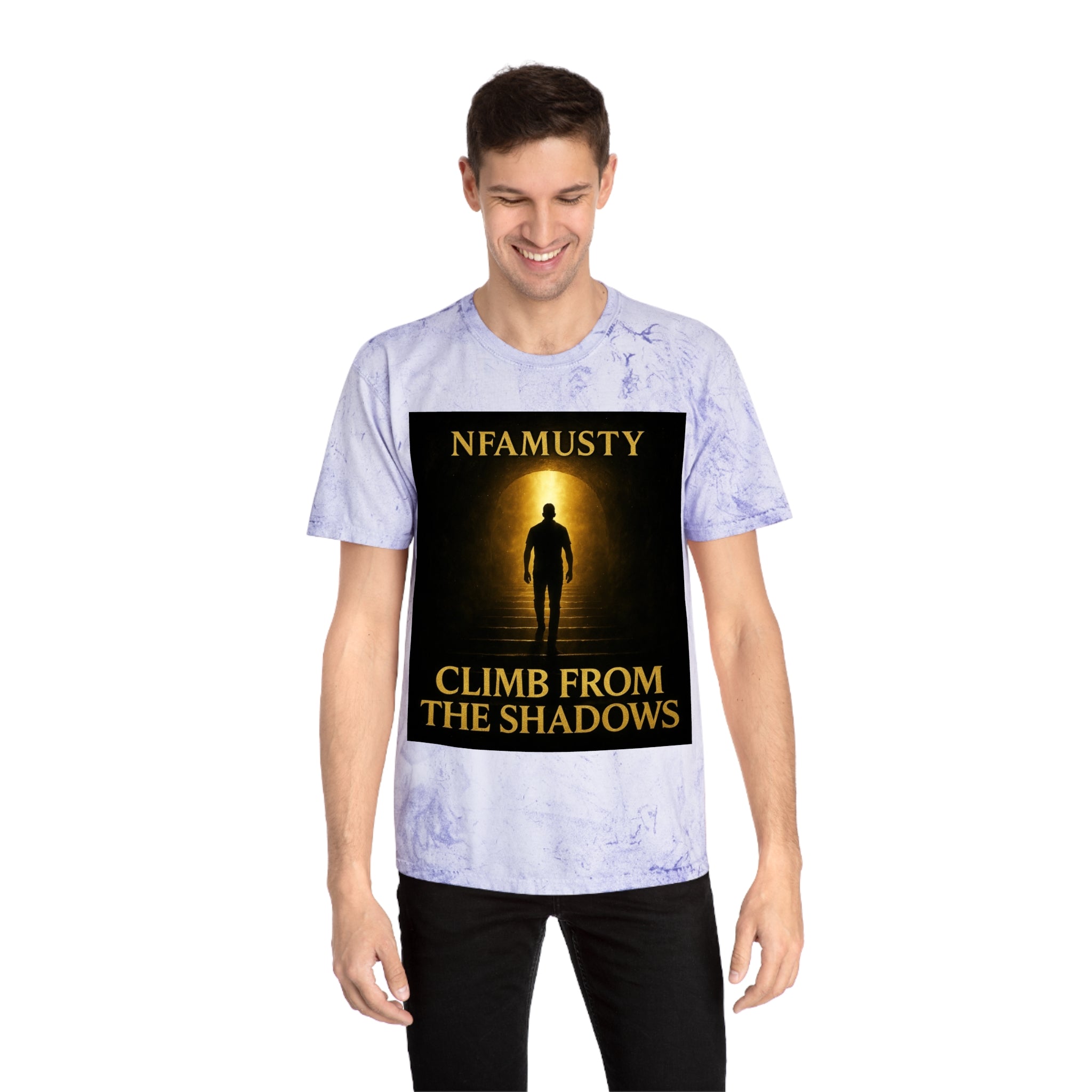 Music Artist Tee — "Climb From The Shadows" Graphic T-Shirt