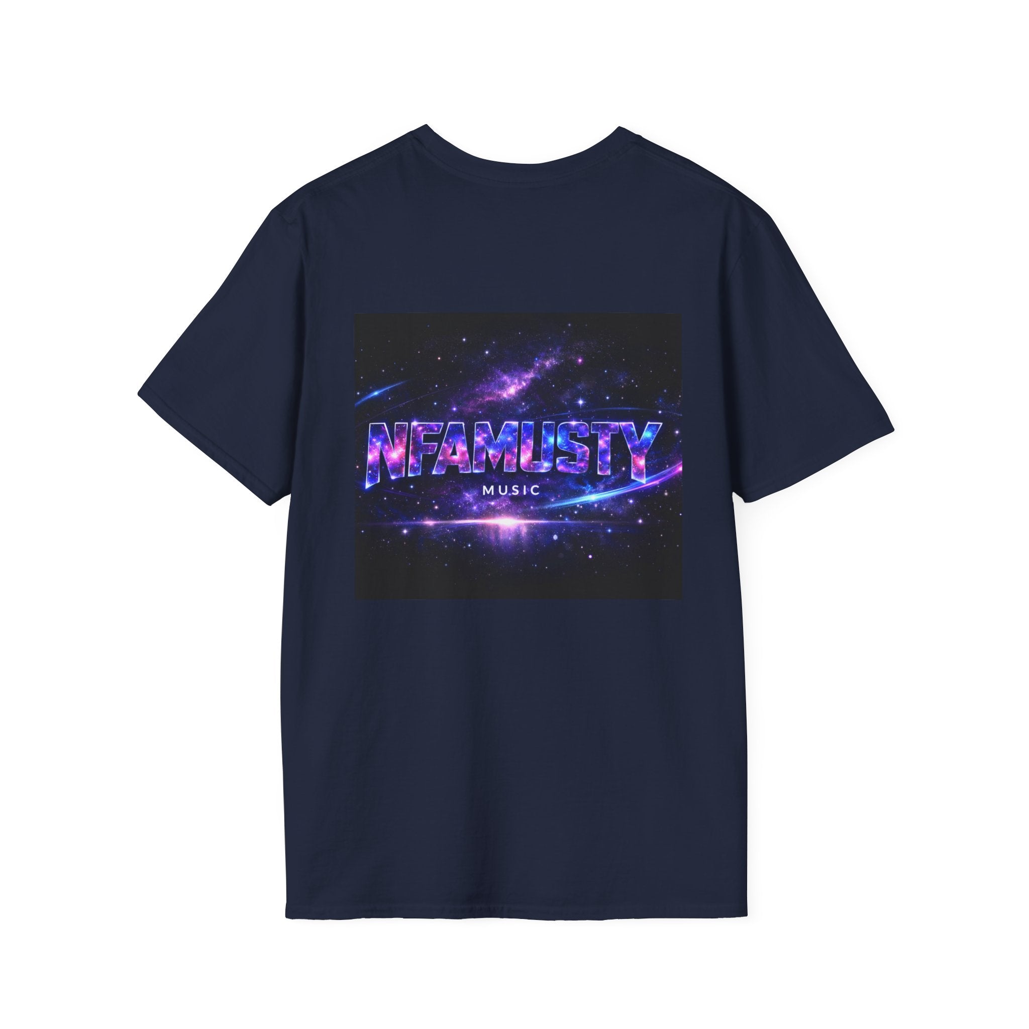 Broken Heart Music Tee — NFAMUSTY Neon Graphic T-Shirt