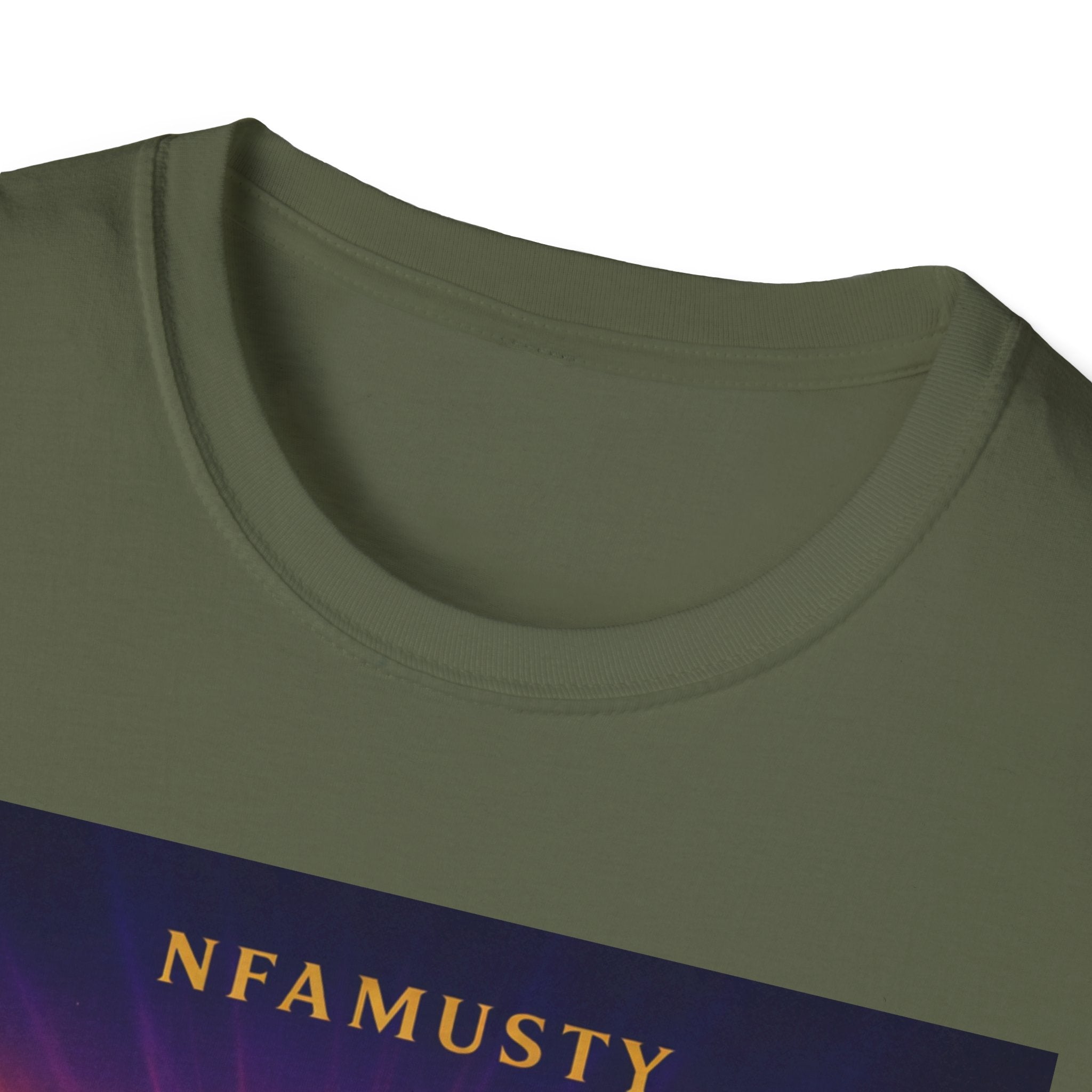 New Dawn Rising High T‑Shirt — NFAMUSTY Angel Wings Album Art Tee