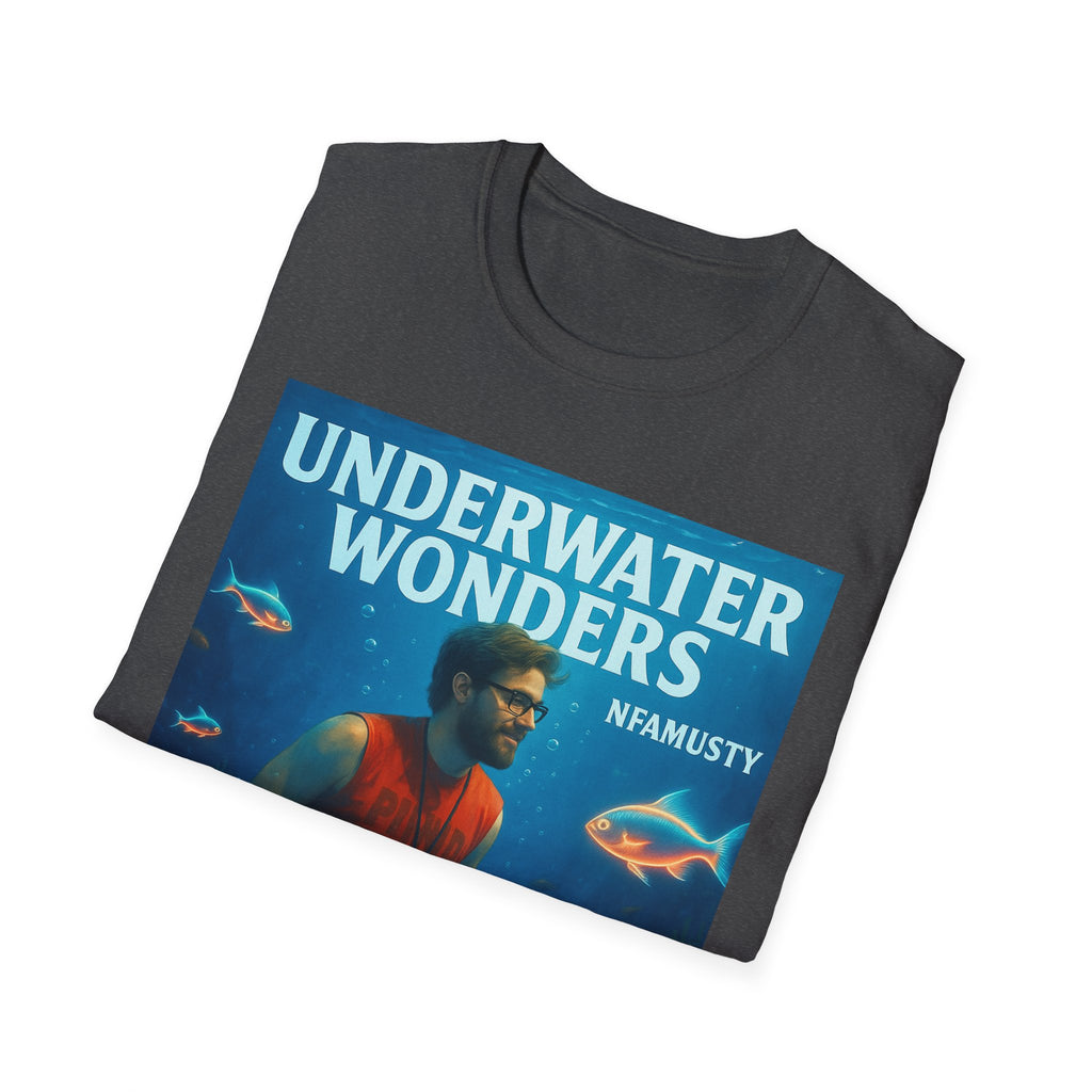 Underwater Wonders T-Shirt — 'NFAMUSTY' Retro Ocean Graphic Tee