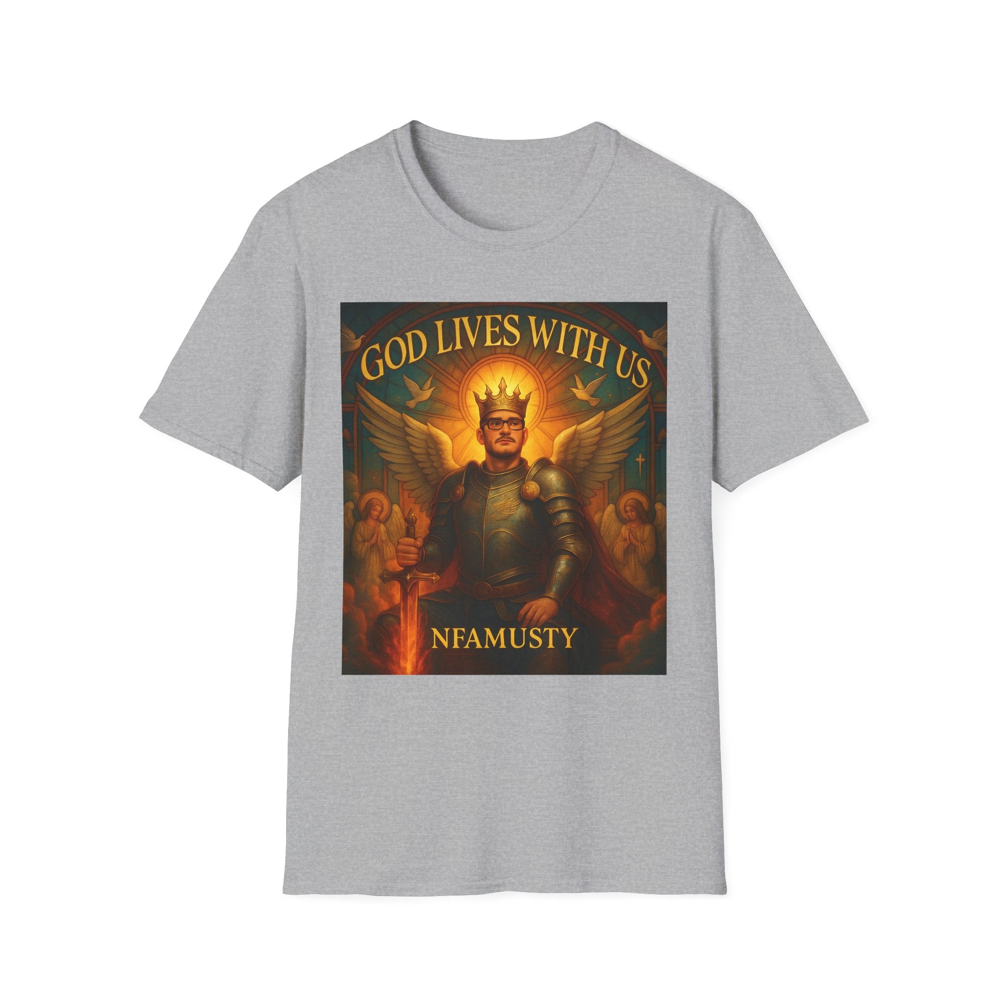 Nfamusty God Lives with us tee