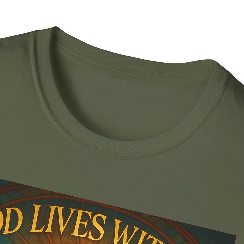 Nfamusty God Lives with us tee