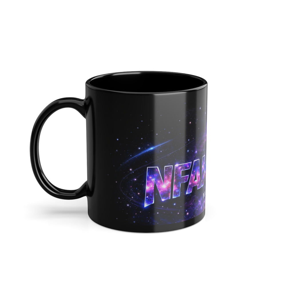 Galaxy Logo Coffee Mug — Black 11oz (FAMUSTA Music)