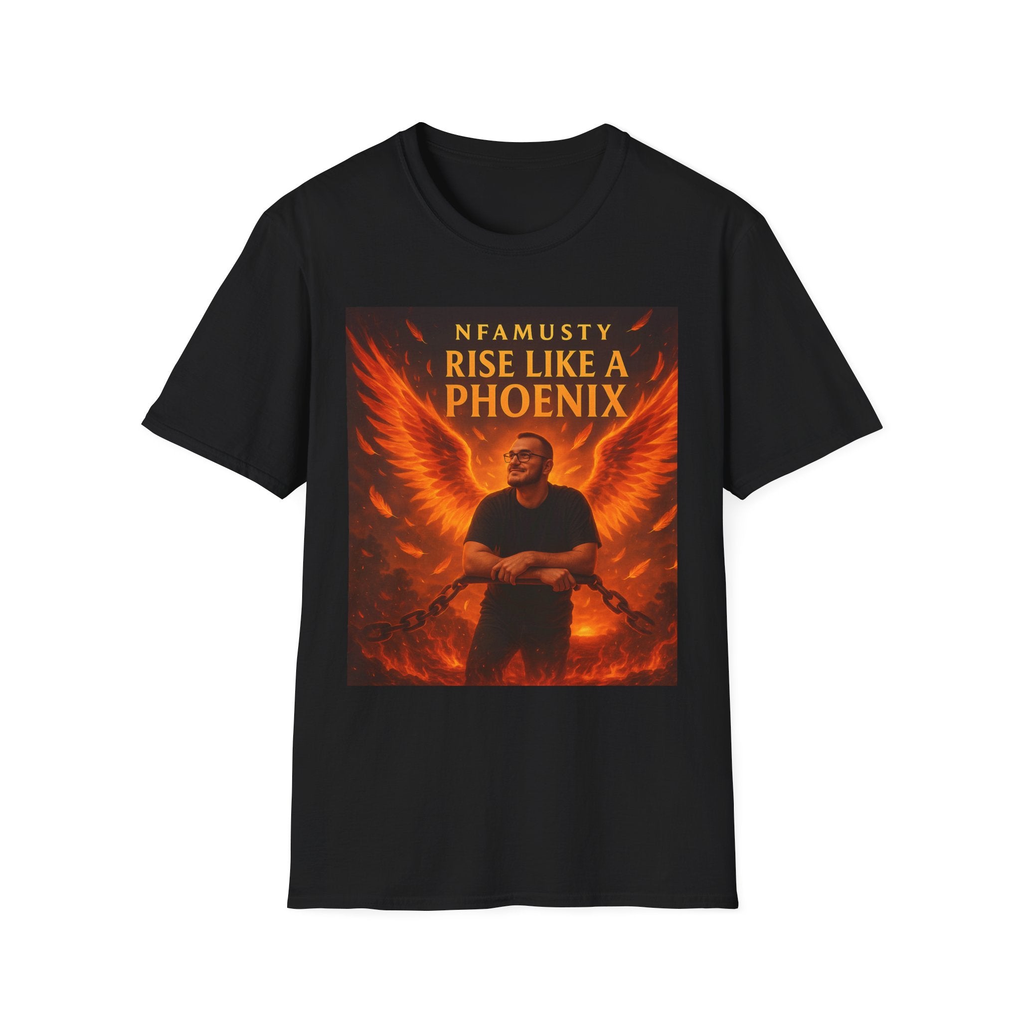 Rise Like a Phoenix T-Shirt — NFAMUSTY Music Graphic Tee