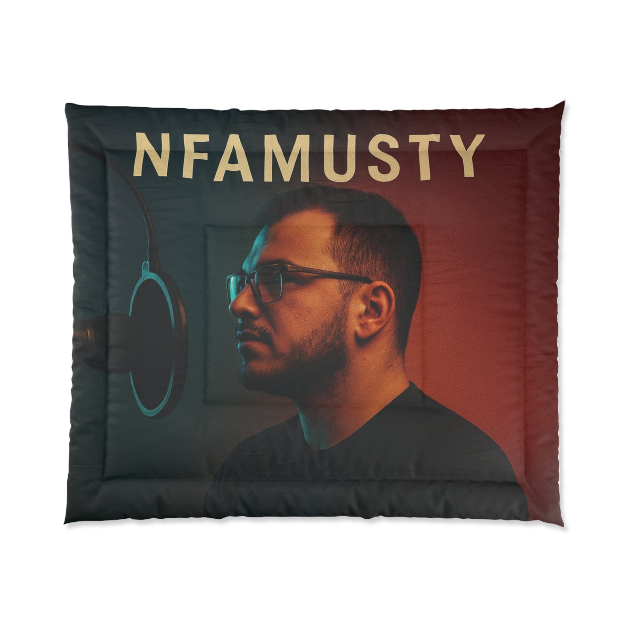 Comforter - NFAMUSTY Music Artist Portrait Bedding