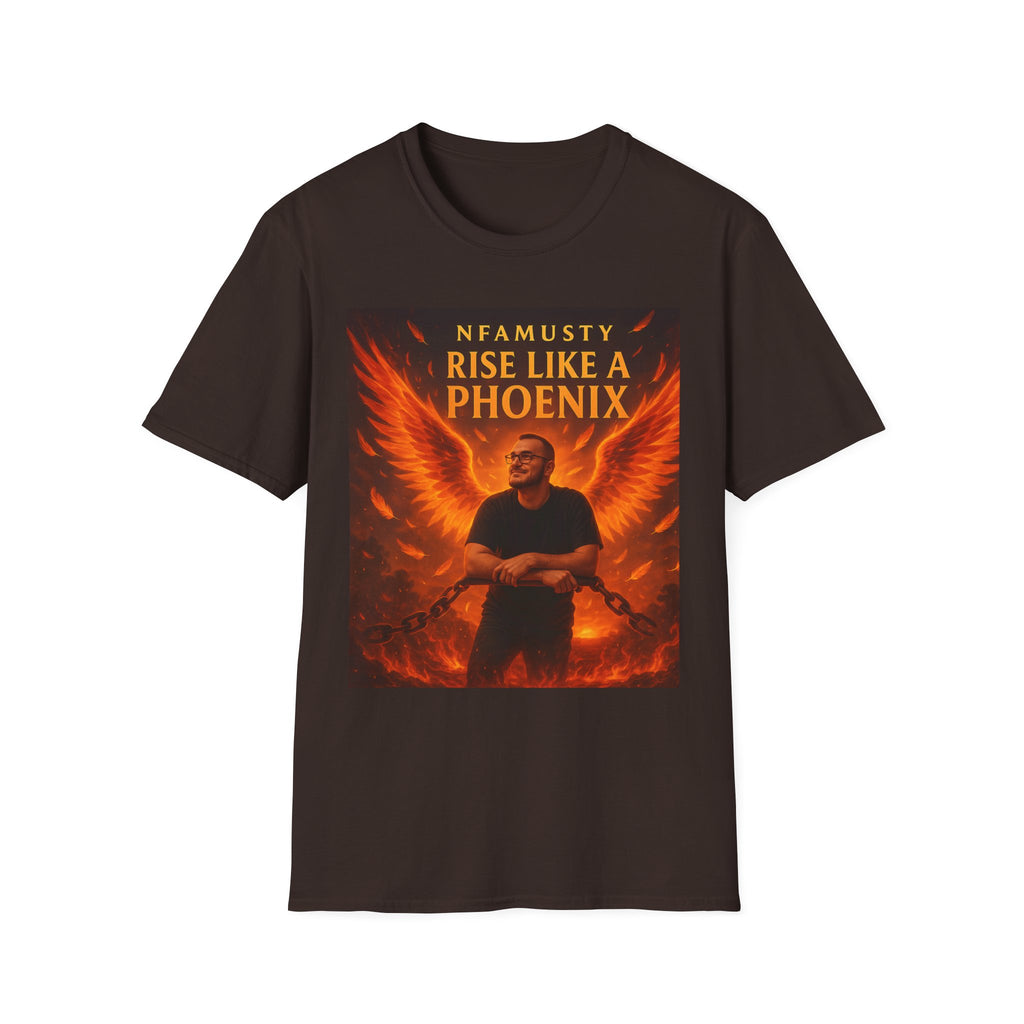 Rise Like a Phoenix T-Shirt — NFAMUSTY Music Graphic Tee
