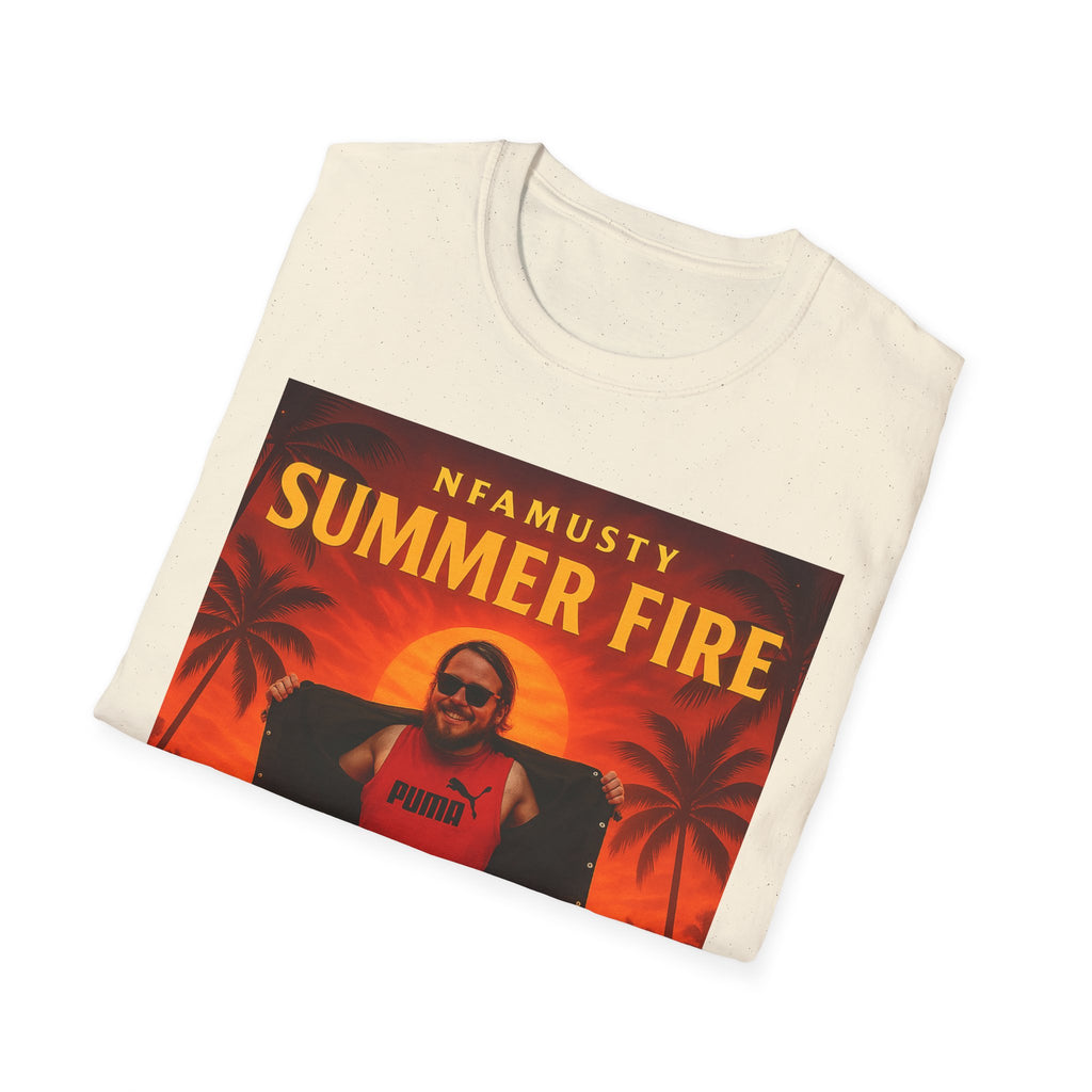Summer Fire Music T-Shirt — NFAMUSTY Graphic Tee