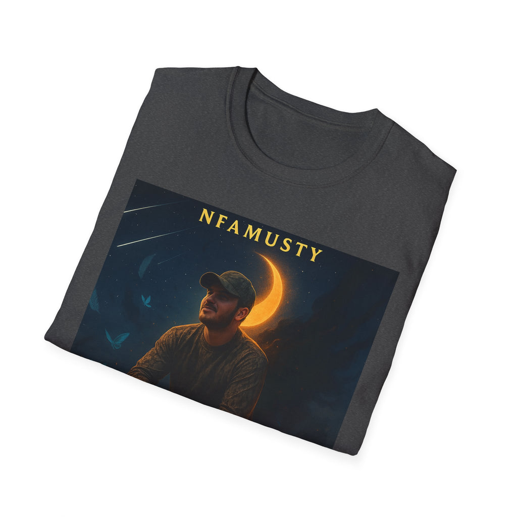 Chasing Stars and Shadows T-Shirt — Neamusty Music Cosmic Album Tee