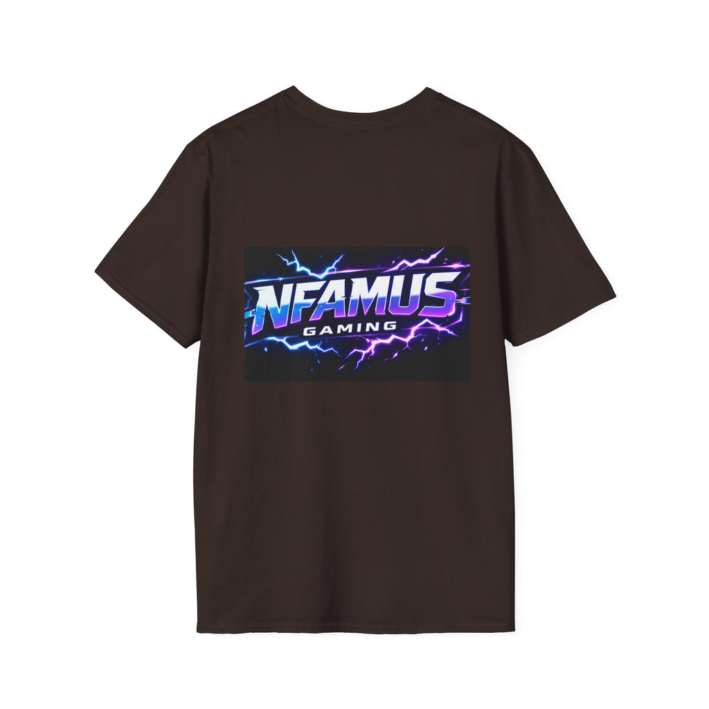 Gaming T-Shirt — "NFAMUS Energy: Overdrive Activated" Graphic Tee