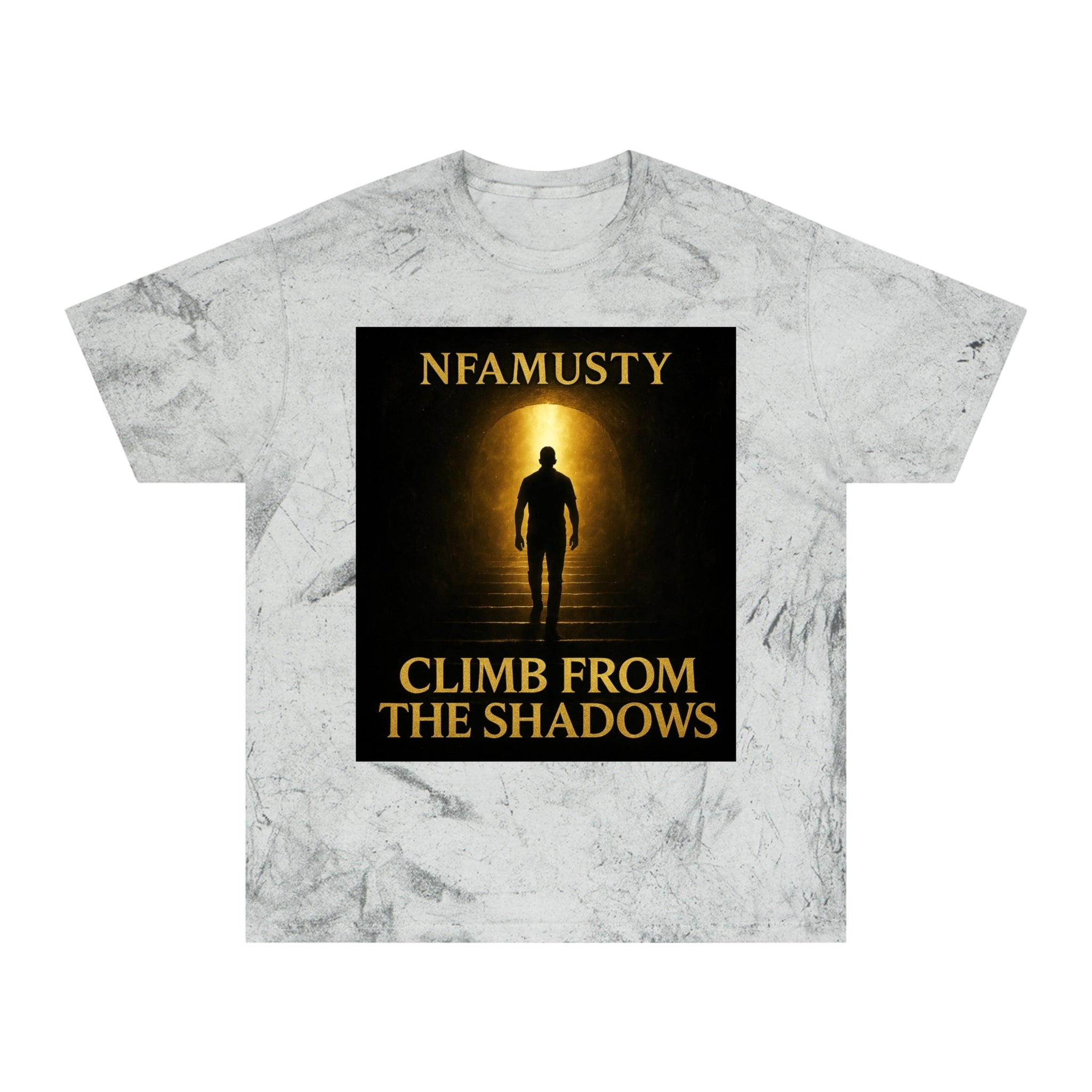 Music Artist Tee — "Climb From The Shadows" Graphic T-Shirt