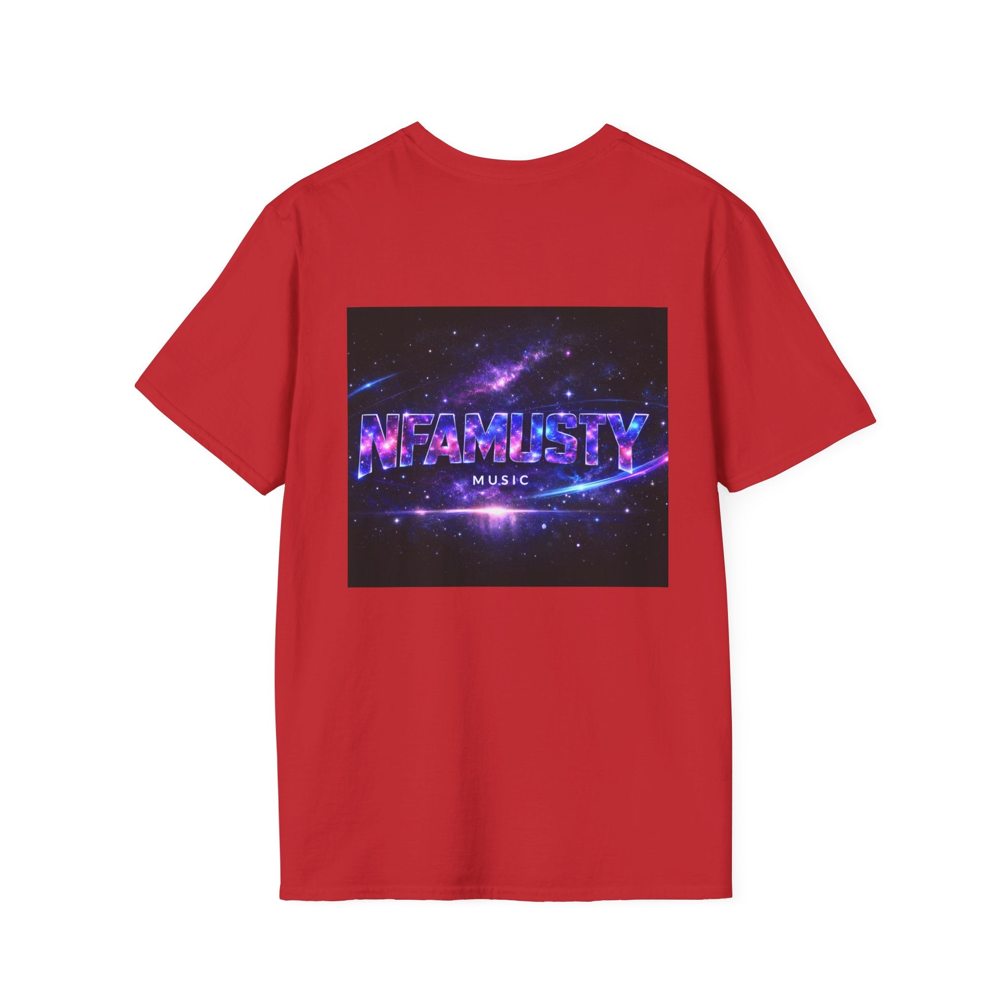 Broken Heart Music Tee — NFAMUSTY Neon Graphic T-Shirt