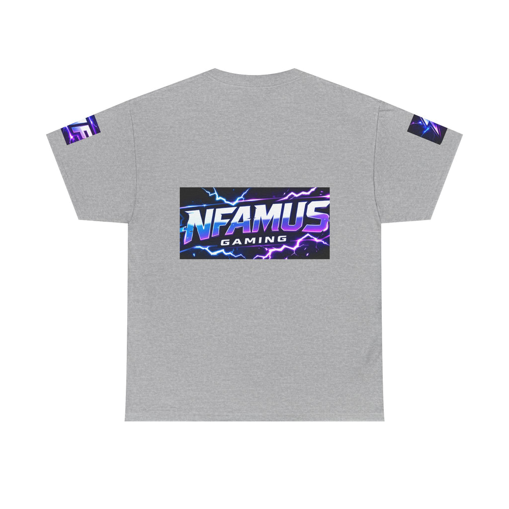 Gaming Tee — "Nfamus Mode Activated" Neon Controller Shirt