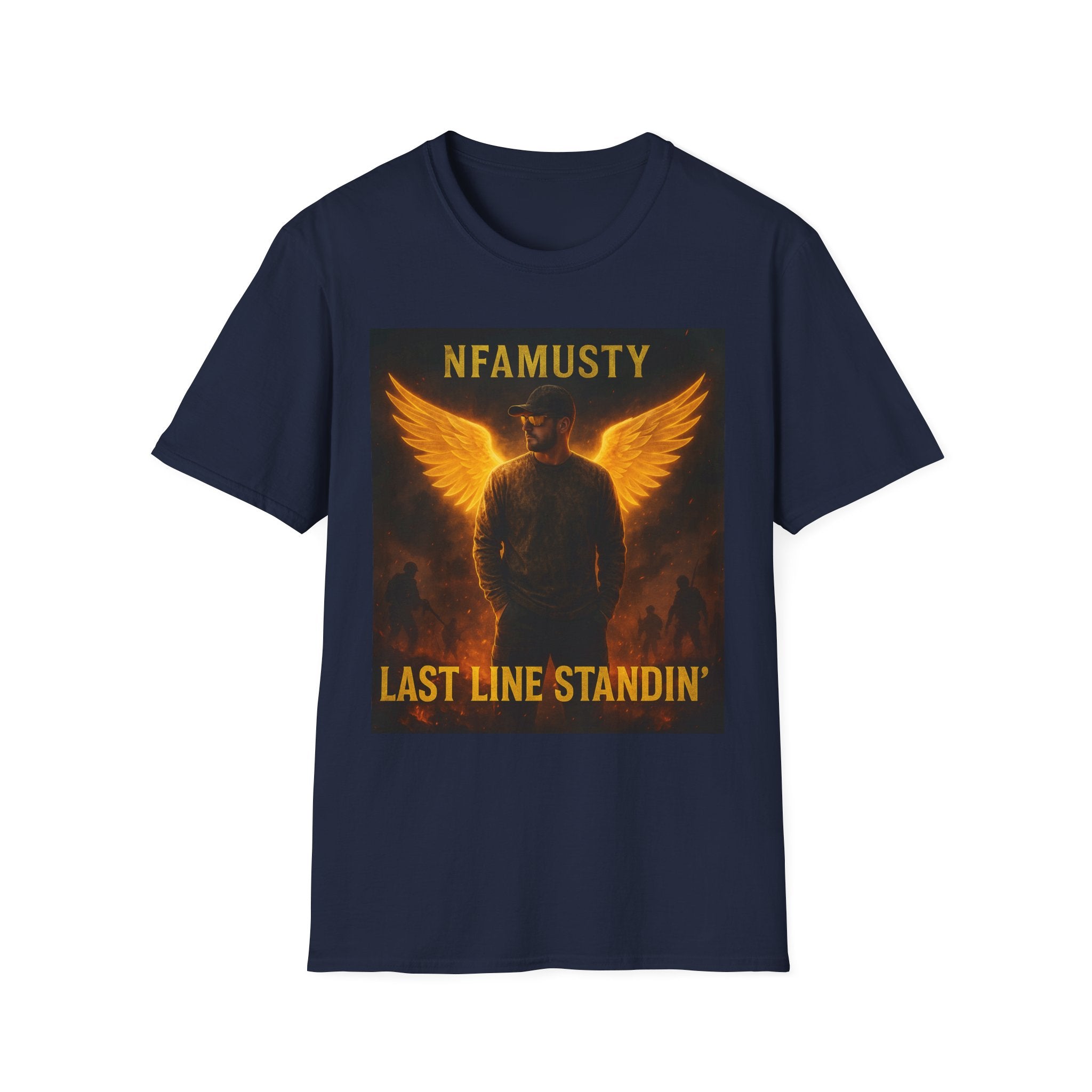 NFAMUSTY 'Last Line Standin' Graphic T-Shirt