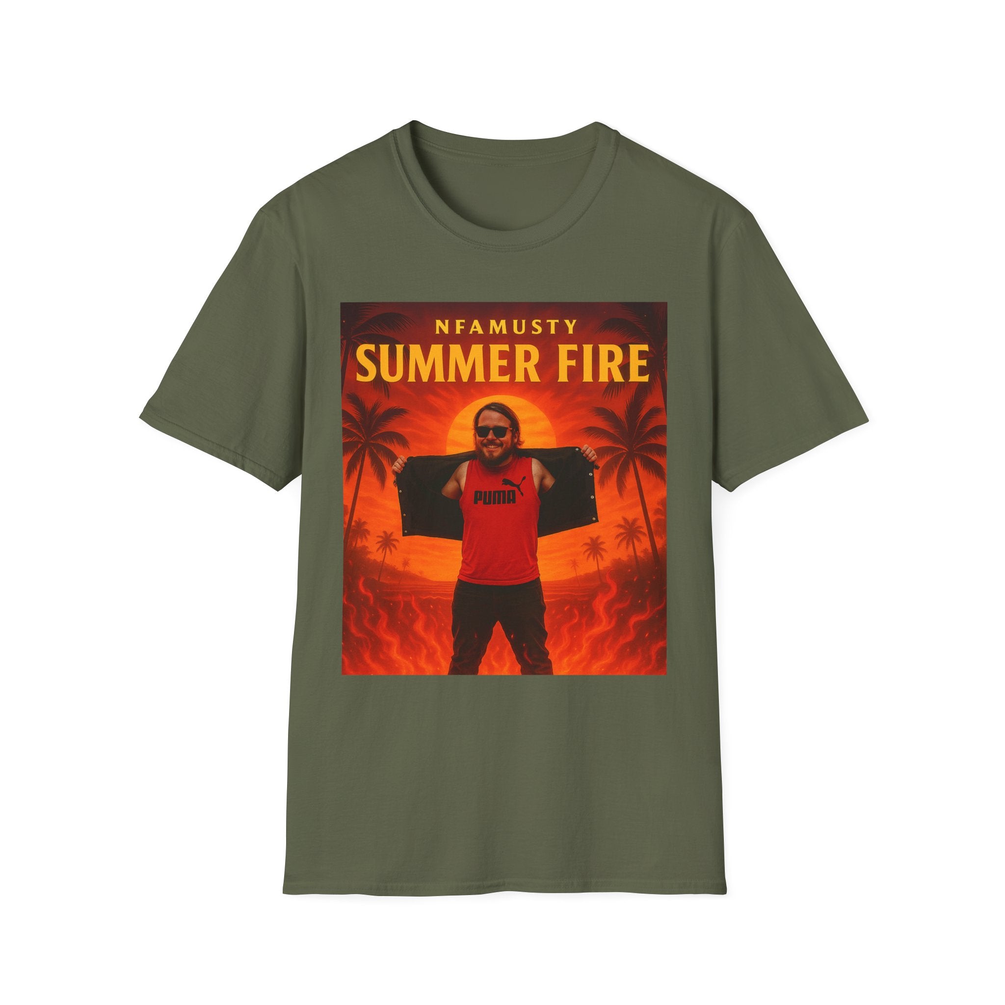 Summer Fire Music T-Shirt — NFAMUSTY Graphic Tee