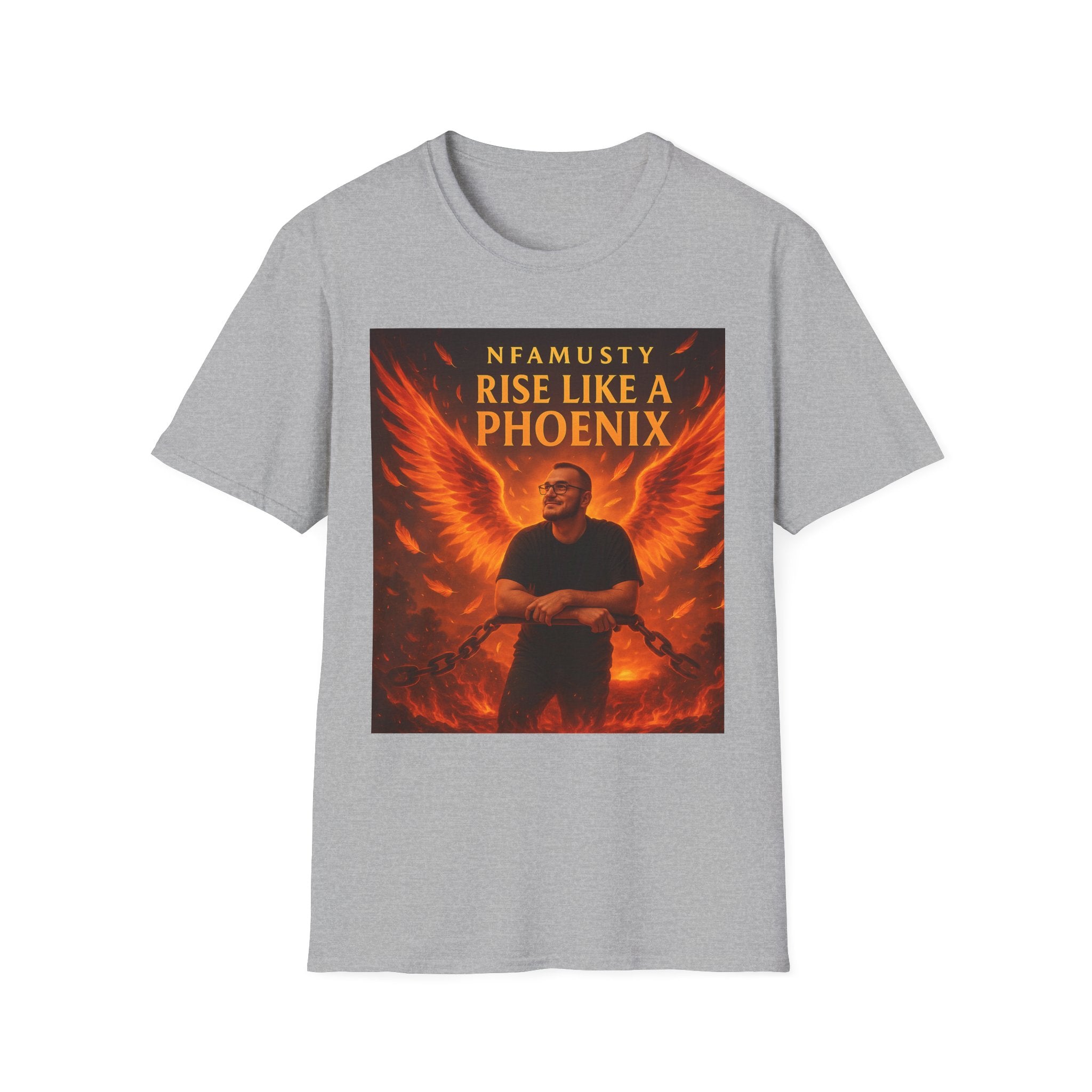Rise Like a Phoenix T-Shirt — NFAMUSTY Music Graphic Tee