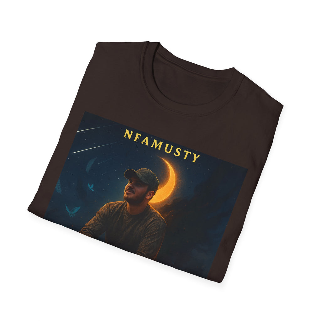 Chasing Stars and Shadows T-Shirt — Neamusty Music Cosmic Album Tee
