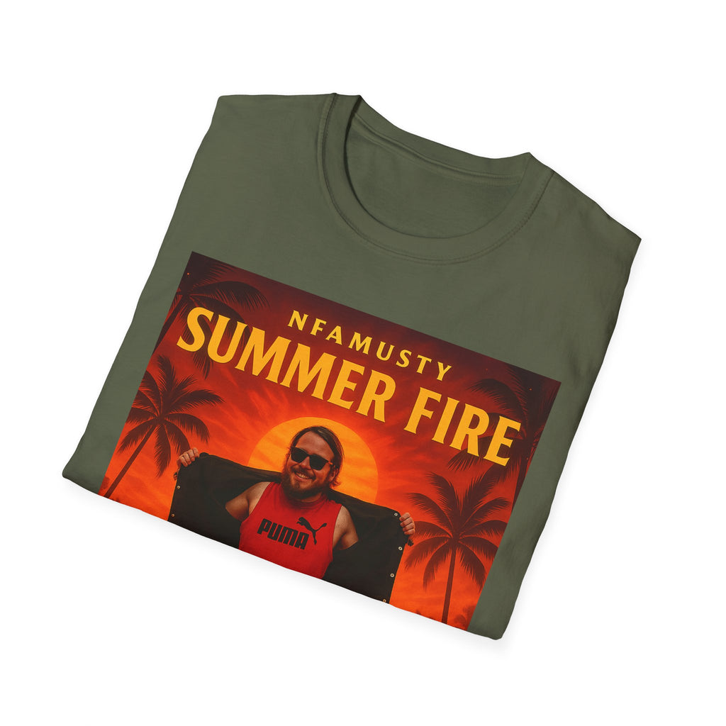 Summer Fire Music T-Shirt — NFAMUSTY Graphic Tee