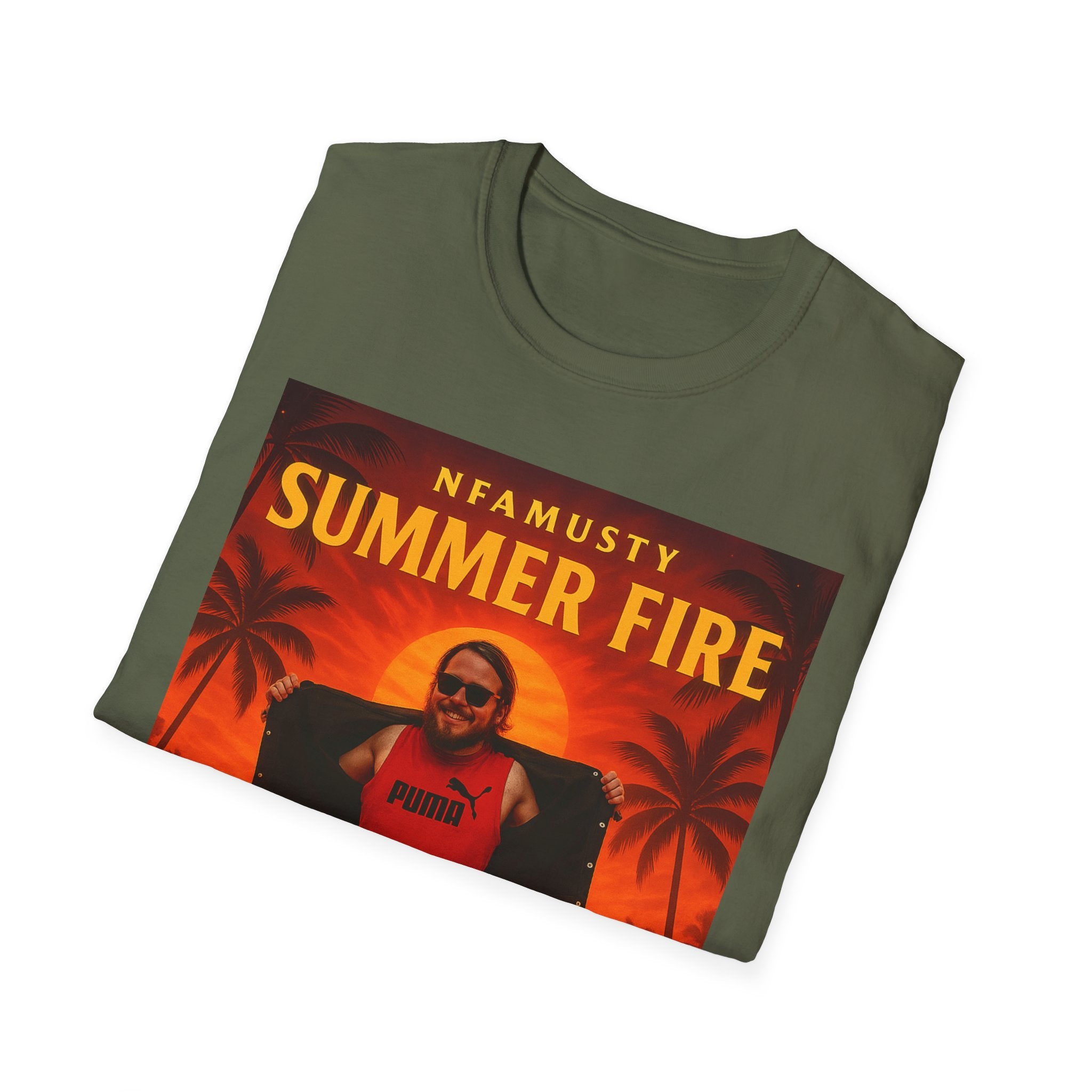 Summer Fire Music T-Shirt — NFAMUSTY Graphic Tee