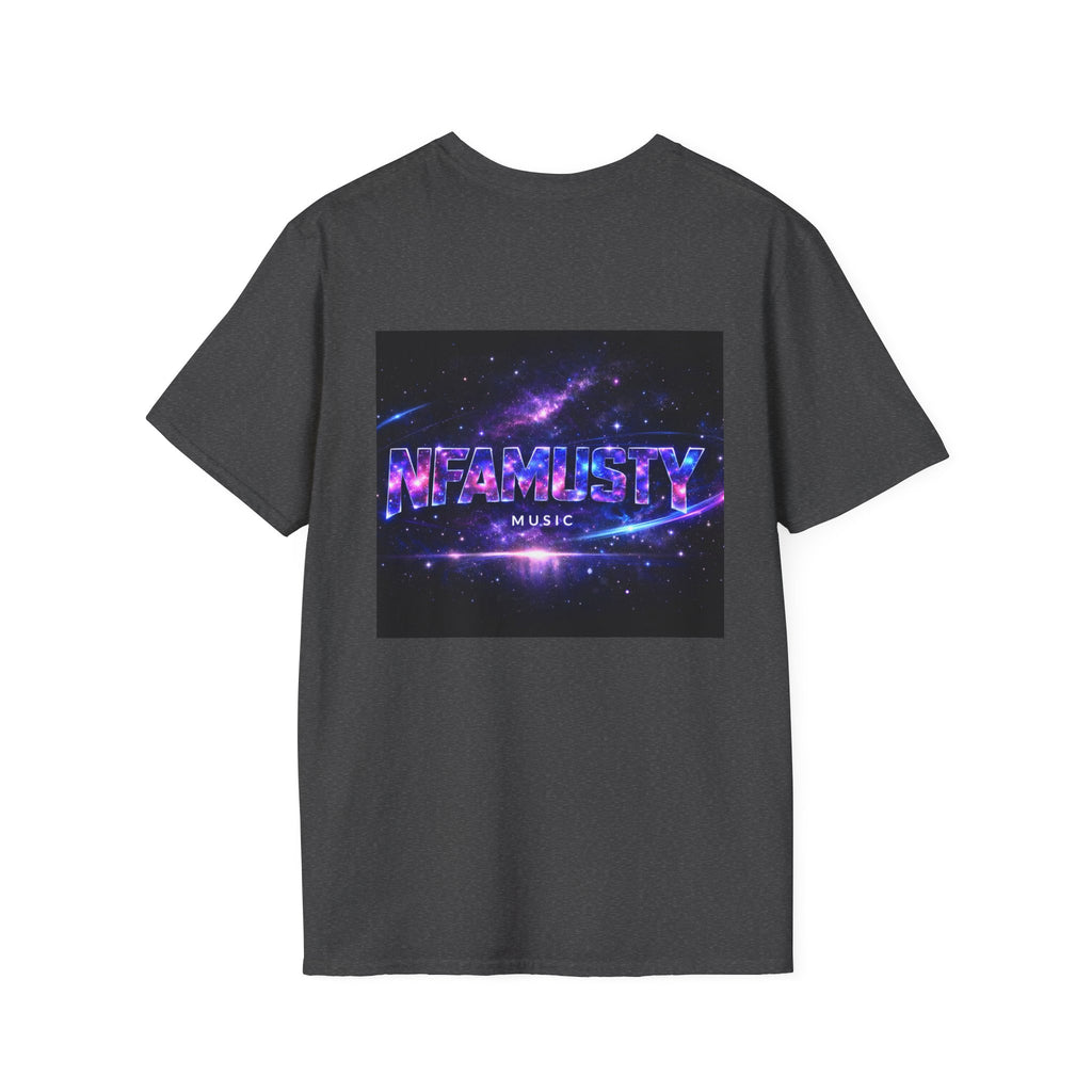 Music Promo T-Shirt — "Living Bold, Breaking Chains" Lion Design