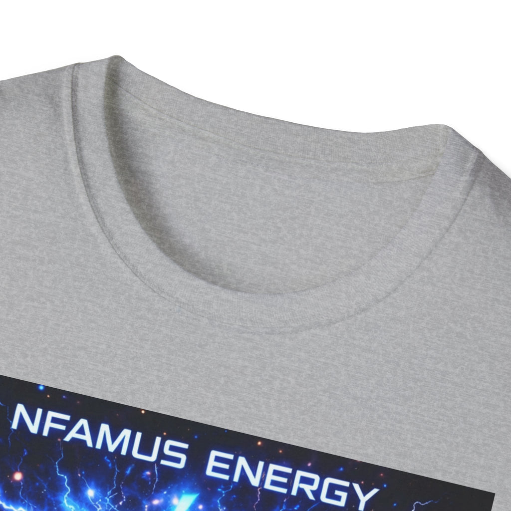 Gaming T-Shirt — "NFAMUS Energy: Overdrive Activated" Graphic Tee