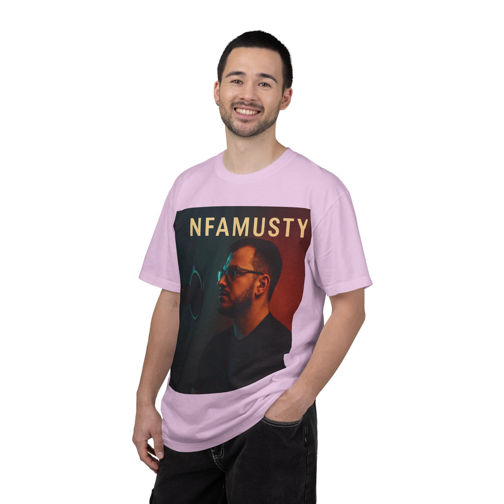 NFAMUSTY Music Artist T-Shirt — Portrait & Crown Graphic Tee