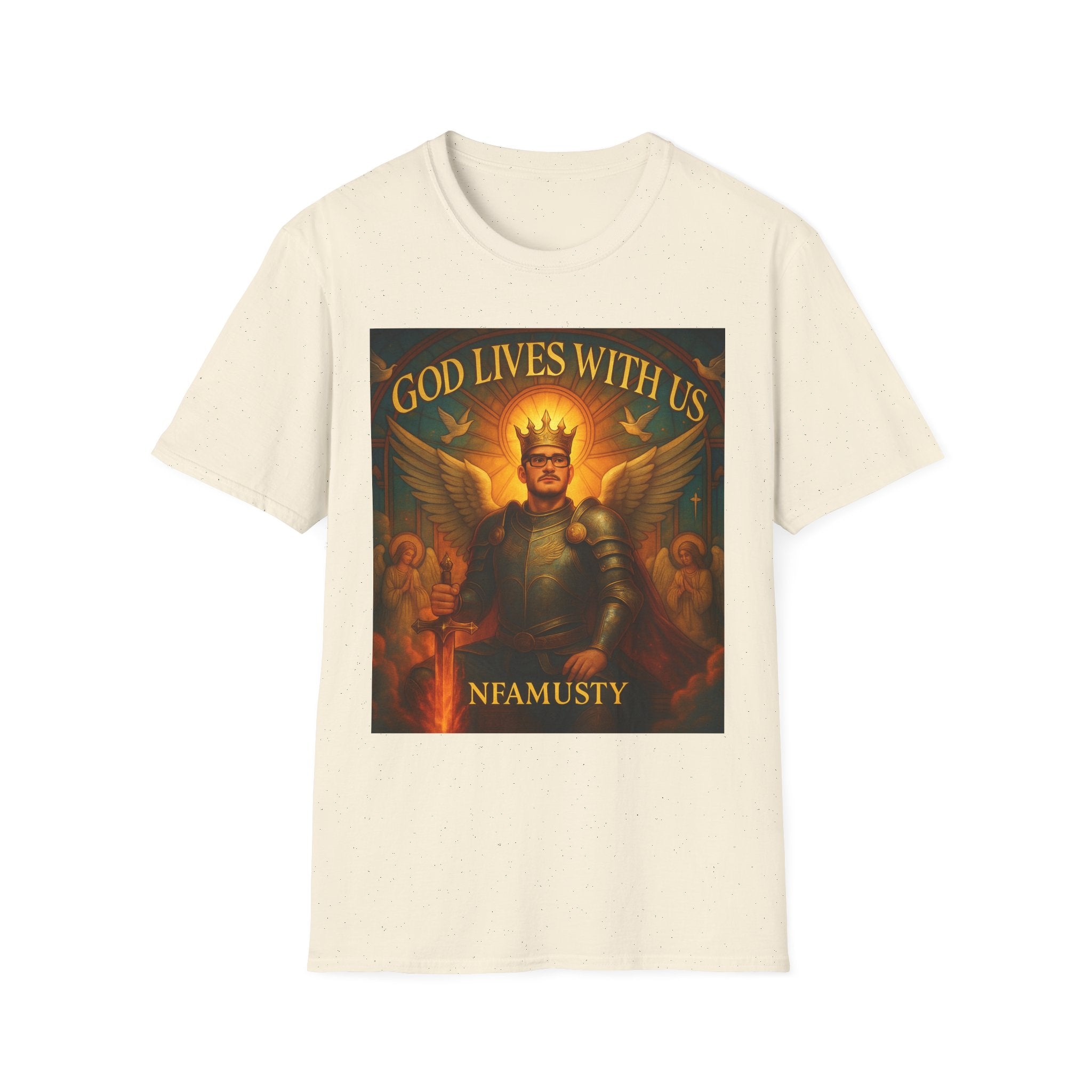 Nfamusty God Lives with us tee