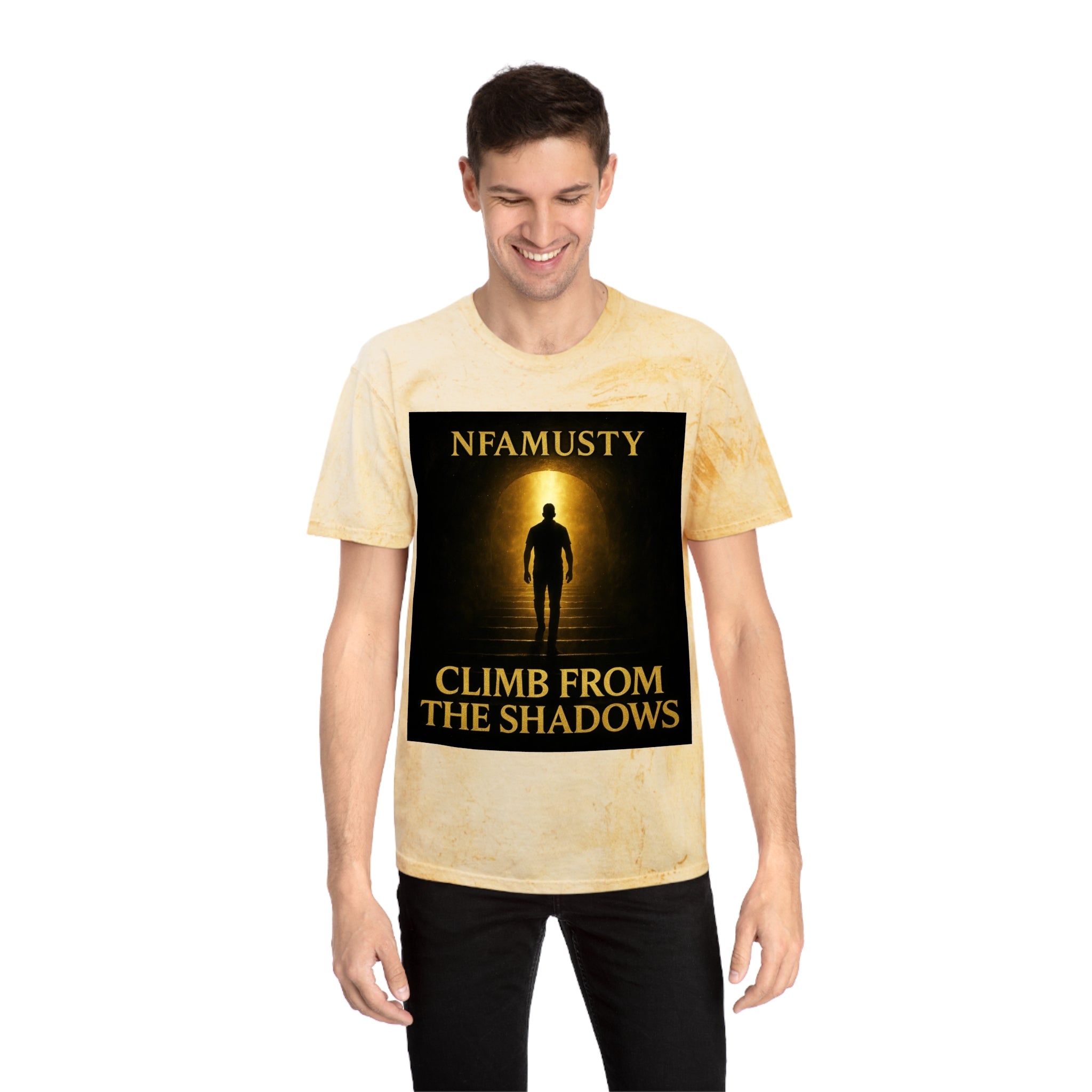 Music Artist Tee — "Climb From The Shadows" Graphic T-Shirt