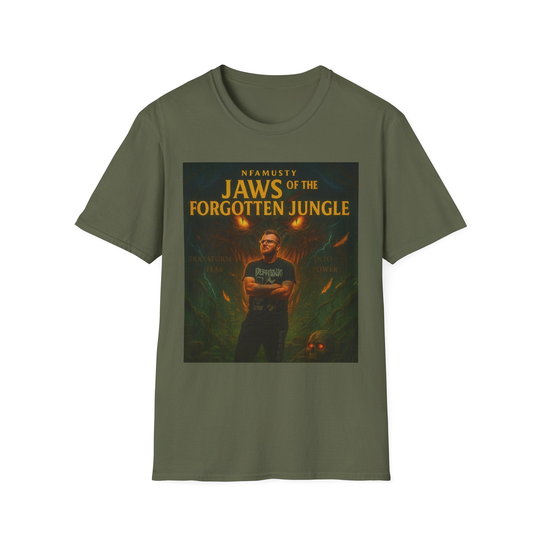 Nfamusty Jaws Of the Forgotten Jungle tee