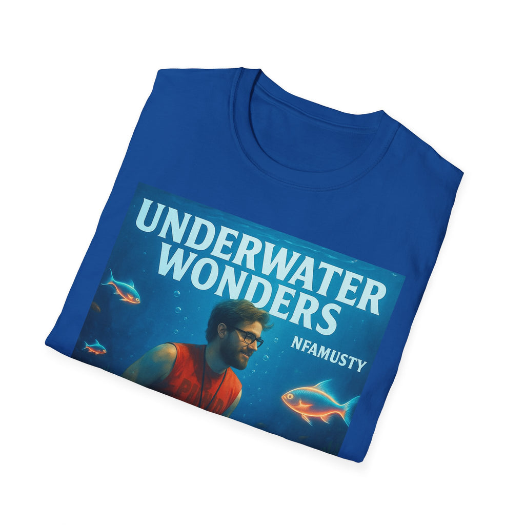 Underwater Wonders T-Shirt — 'NFAMUSTY' Retro Ocean Graphic Tee