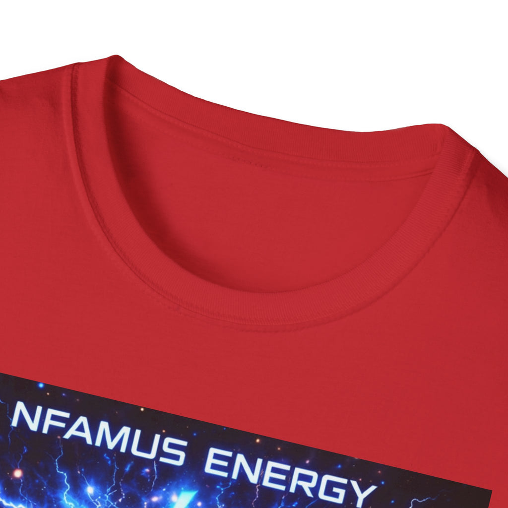 Gaming T-Shirt — "NFAMUS Energy: Overdrive Activated" Graphic Tee