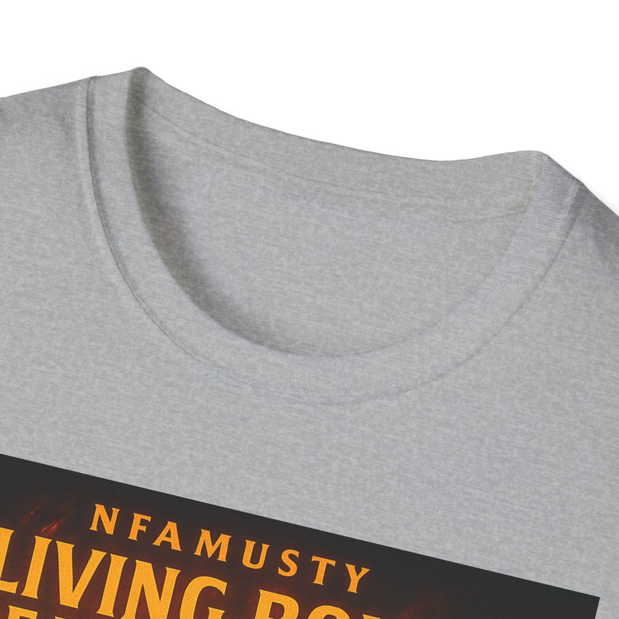 Music Promo T-Shirt — "Living Bold, Breaking Chains" Lion Design