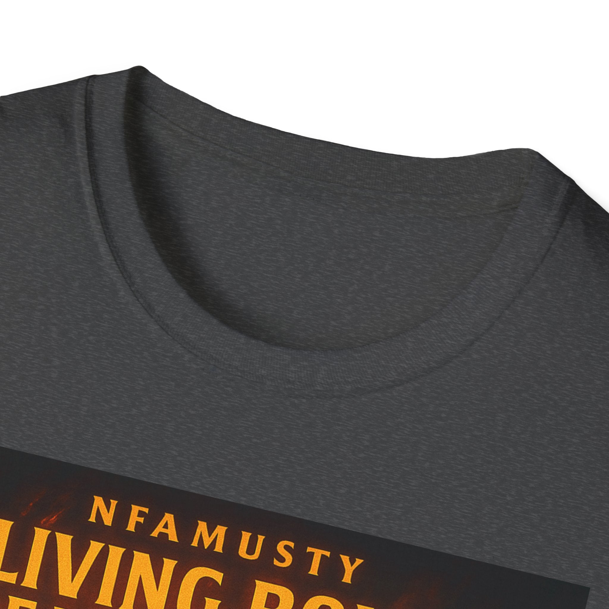 Music Promo T-Shirt — "Living Bold, Breaking Chains" Lion Design