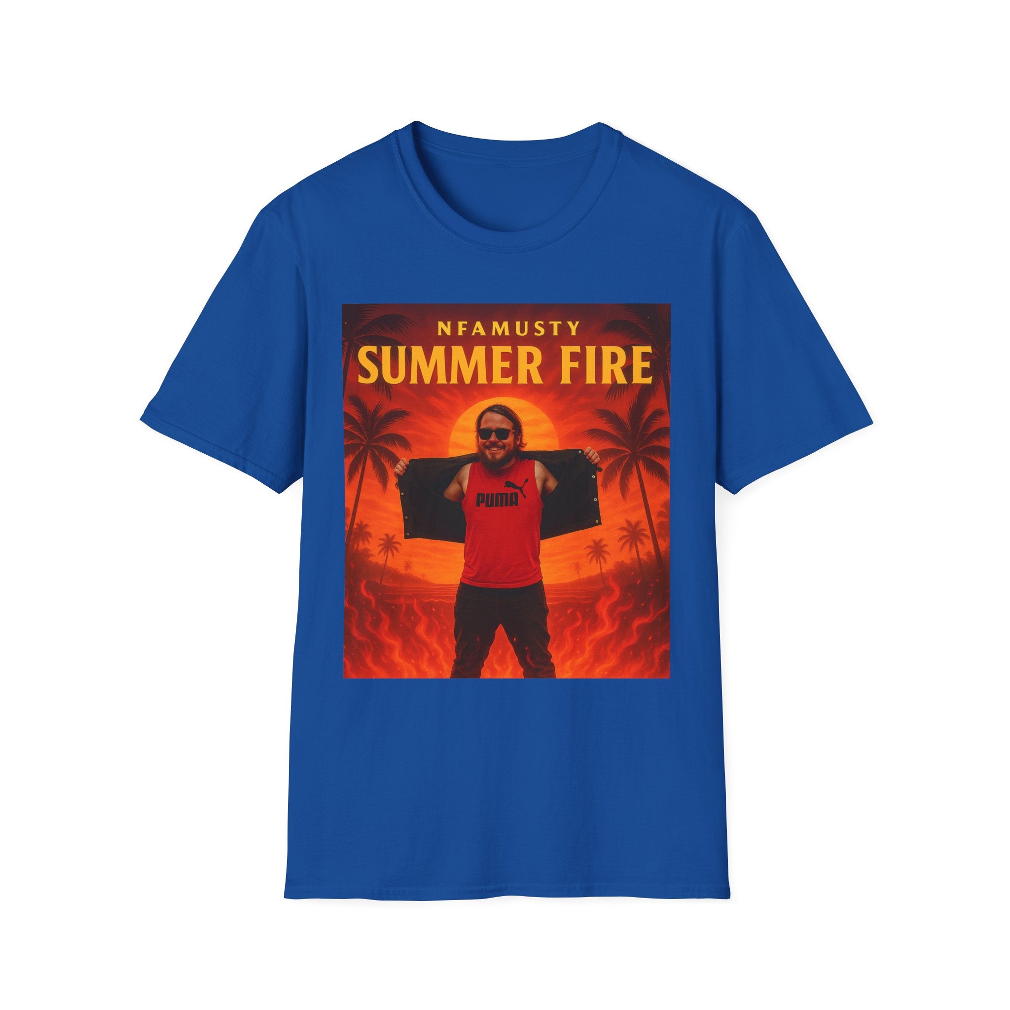 Summer Fire Music T-Shirt — NFAMUSTY Graphic Tee