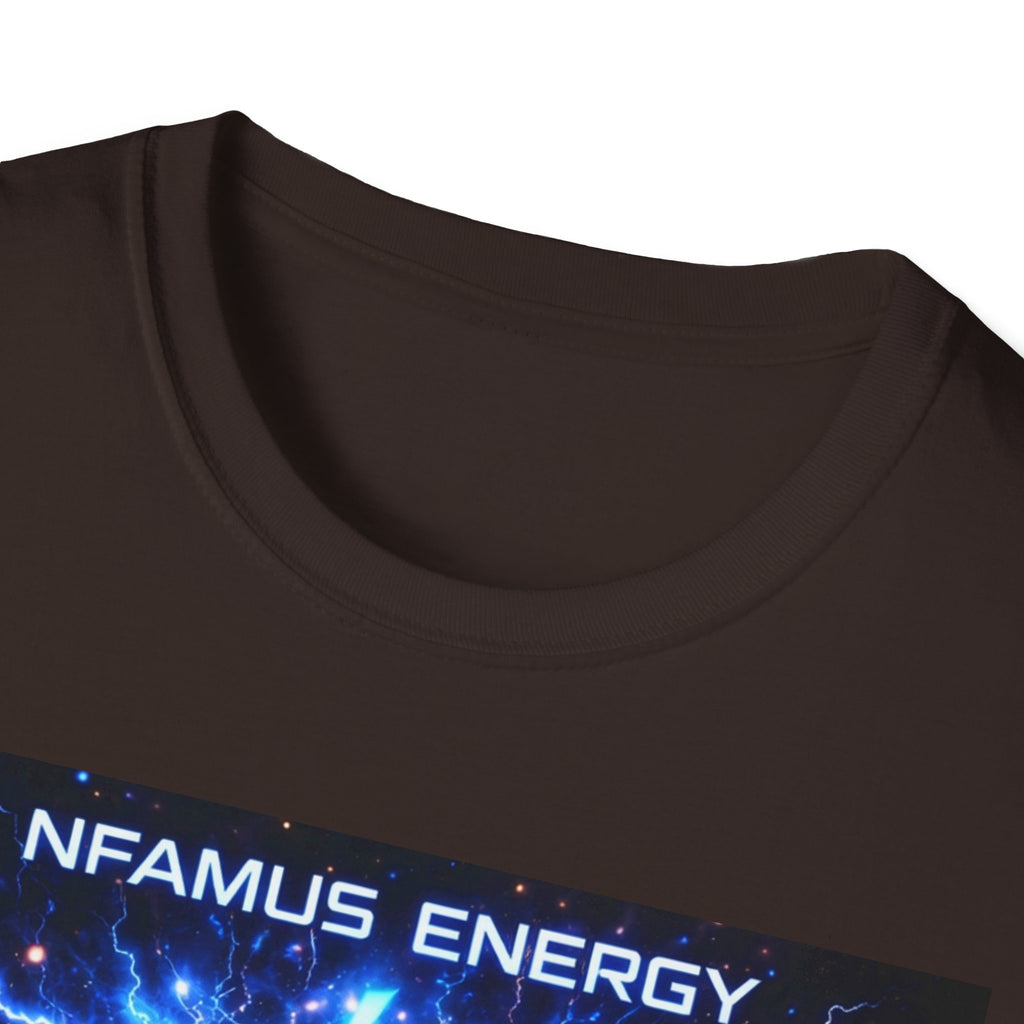 Gaming T-Shirt — "NFAMUS Energy: Overdrive Activated" Graphic Tee