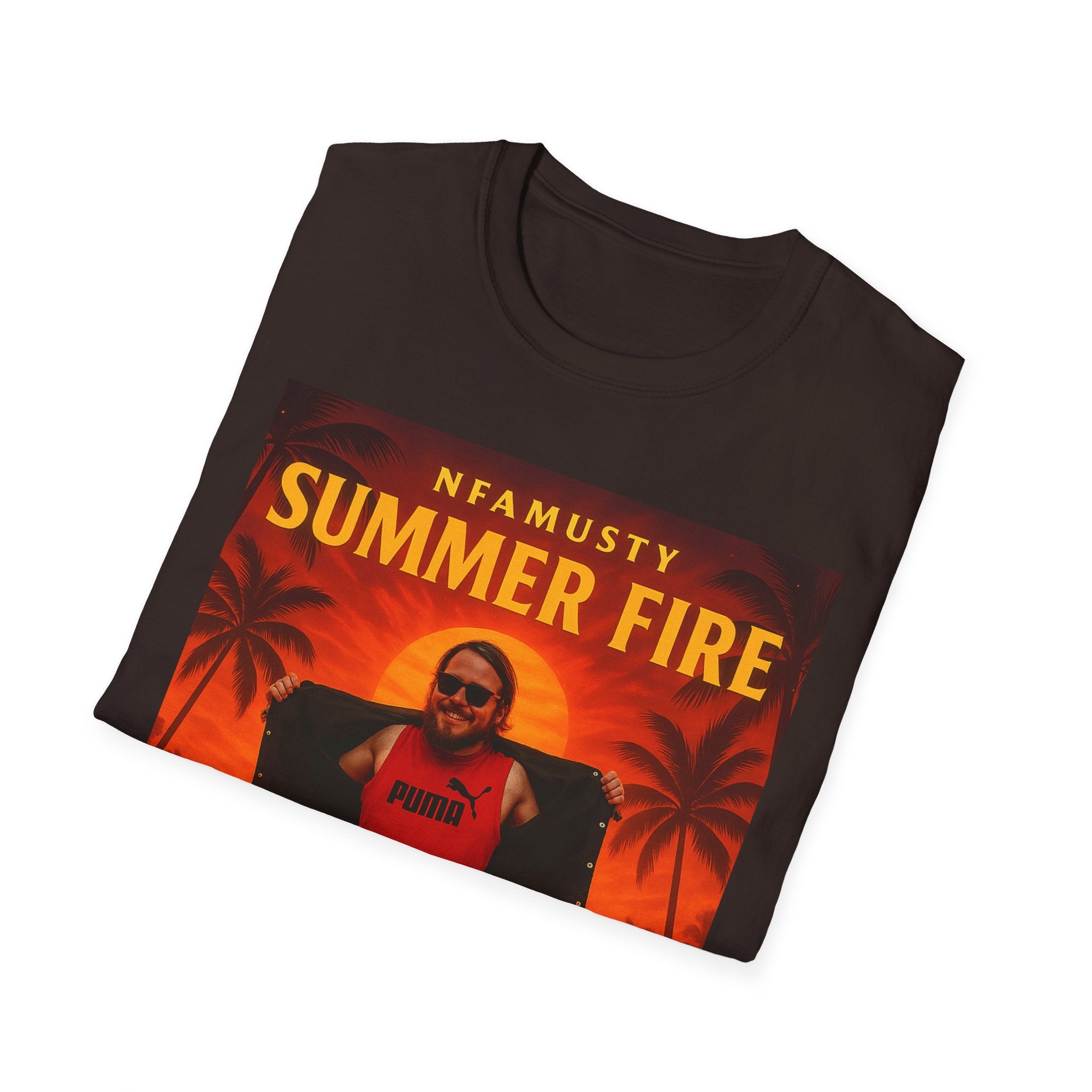 Summer Fire Music T-Shirt — NFAMUSTY Graphic Tee