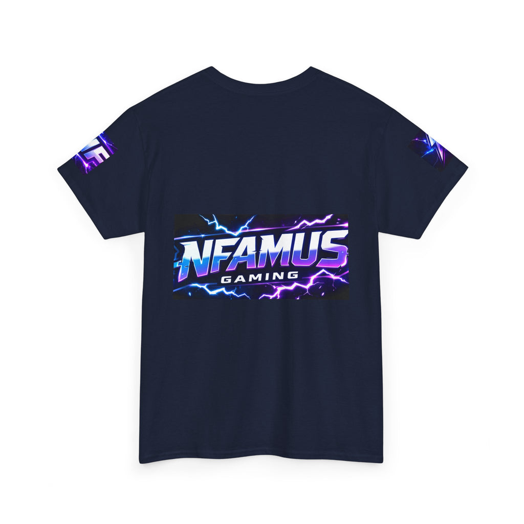 Gaming Tee — "Nfamus Mode Activated" Neon Controller Shirt