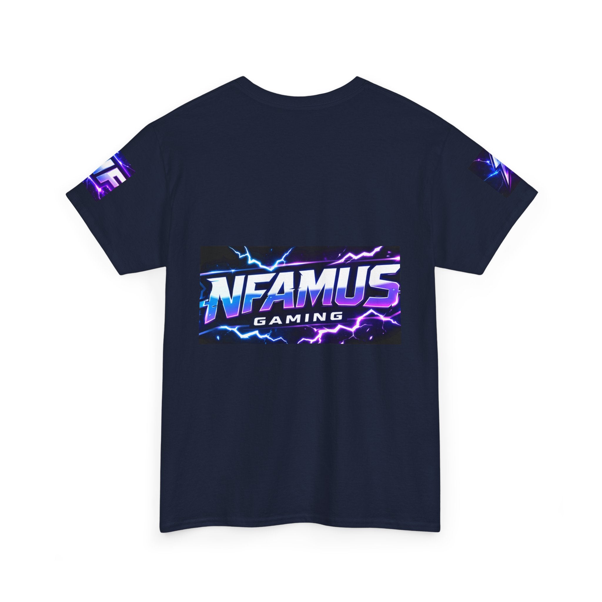 Gaming Tee — "Nfamus Mode Activated" Neon Controller Shirt